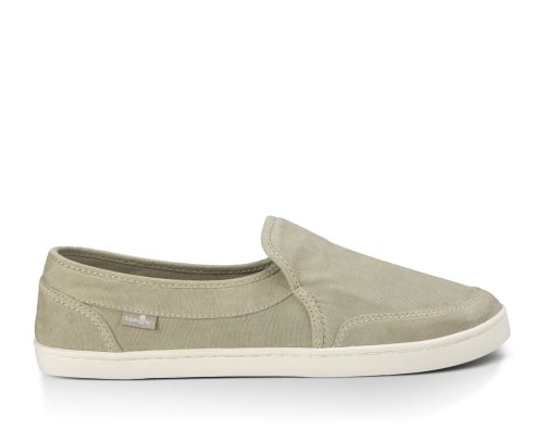 Sanuk Womens Pair O Dice Beige Slip-on Sneakers | FRUZIA917